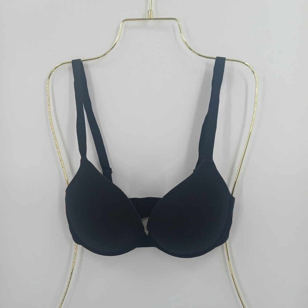 womans 32DD black amazon essentials t shirt bra comfy casual everyday